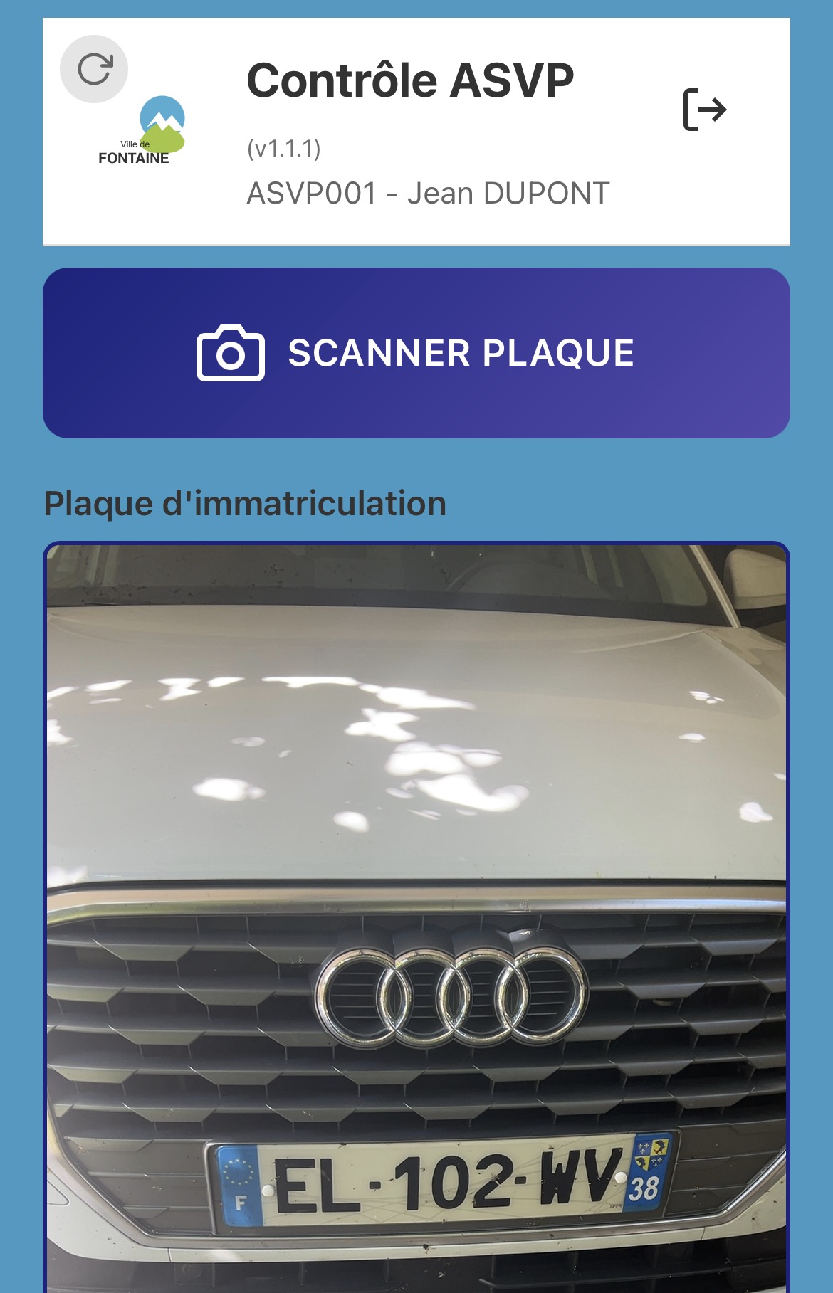 GestResid — ASVP Contrôle terrain